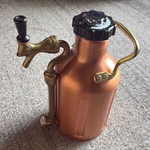 Copper and Brass Beverage Dispenser